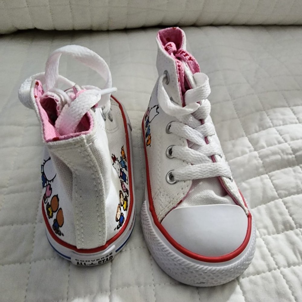 Converse Kids Chuck Taylor All-Star Hi Hello Kitty White (6)